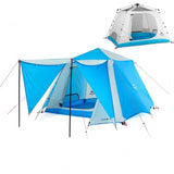 4-6 Person Blue Camping Tent