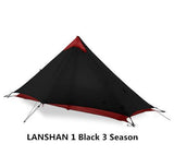 1-2 Person Black Camping Tent