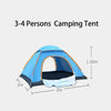 1-4 Person Blue Tent Outdoor Camping
