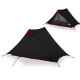 1-2 Person Black Camping Tent