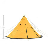 4-8 Person White Camping Tent