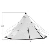 4-8 Person White Camping Tent